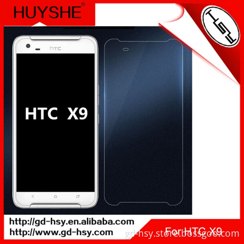 HUYSHE 2.5d curved edge japanese blue film screen protector for htc 0ne x9 anti-explosion anti-glare shateerproof